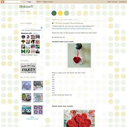 HeloiseV: Free Crochet Heart Pattern