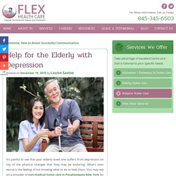 Help for the Elderly with Depression