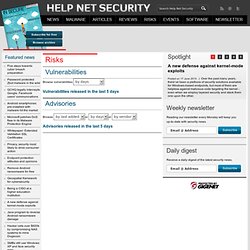 Help Net Security - Risks