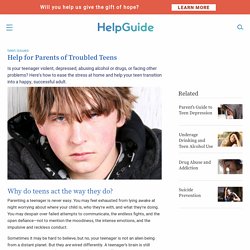 Help for Parents of Troubled Teens