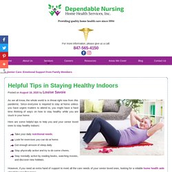 Helpful Tips in Staying Healthy Indoors