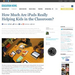 How Much Are iPads Really Helping Kids in the Classroom?