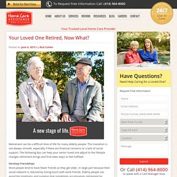 Helping Elderly Adjust to Retirement