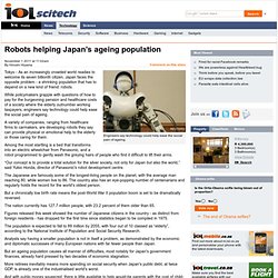 Robots helping Japan’s ageing population - IOL SciTech