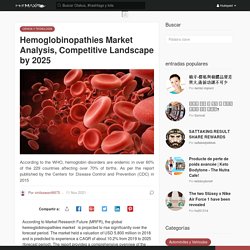 Hemoglobinopathies Market Analysis, Competitive Landscape by 2025