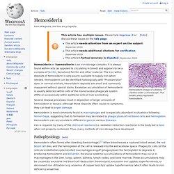 Hemosiderin