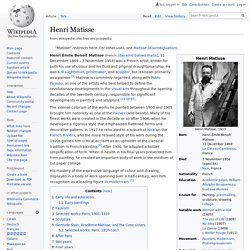 Henri Matisse - Wikipedia