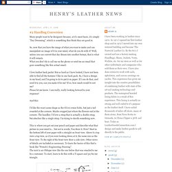 Henry's Leather News