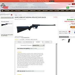 Henry Arms AR7 Survival Rifle Kit, 22LR, Black