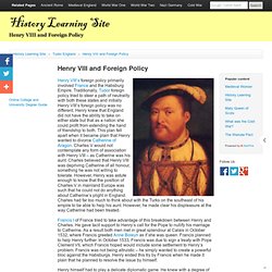 Henry VIII and Foreign Policy