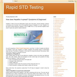 How does Hepatitis A spread? Symptoms & Diagnosed