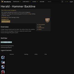 Herald - Hammer Backline - MetaBattle Guild Wars 2 Builds
