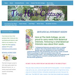 The Herb Cottage Seed Selection