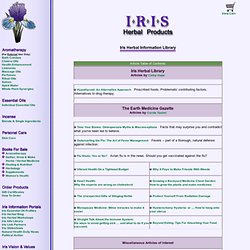 Iris Herbal Information Library