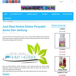 Jual Obat Herbal Online Penyakit Asma Dan Jantung