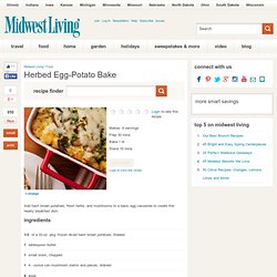 Herbed Egg-Potato Bake