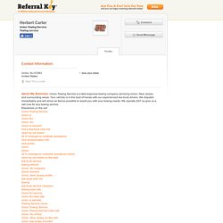 Herbert Carter on ReferralKey