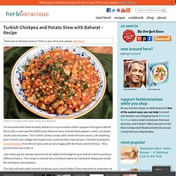Turkish Chickpea and Potato Stew with Baharat