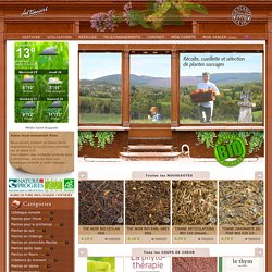 Comptoir d'herboristerie - Les Tisanes Maisons - Agriculture biologique