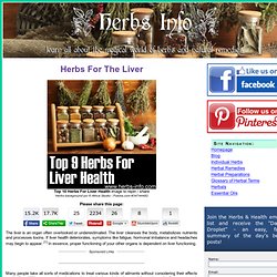 Herbs For Liver
