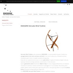 Hercules Wind Turbine - Il Mini-Eolico di Design, in legno