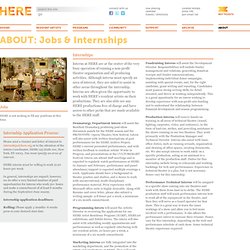ABOUT: Jobs & Internships