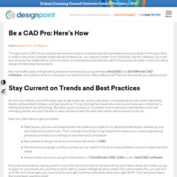 Be a CAD Pro: Here’s How The DesignPoint 3D Printing Blog