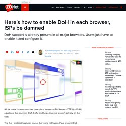 Here's how to enable DoH in each browser, ISPs be damned