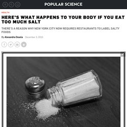 Here’s What Happens To Your Body If You Eat Too Much Salt