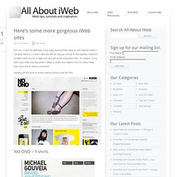 Gorgeous IWeb Sites