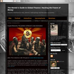Crypto-Patriarchy: The problem of Bitcoin's male domination