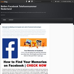 Hoe Facebook-herinneringen beheren?