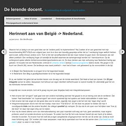 Belgie – Nederland « De lerende docent.