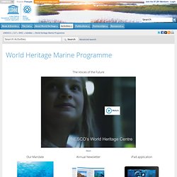 World Heritage Centre - World Heritage Marine Programme