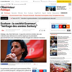 Ecotaxe : la société Ecomouv', "héritage des années Sarkozy"