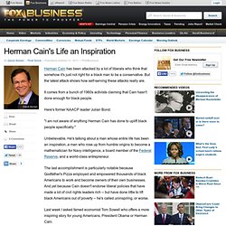 Herman Cain's Life An Inspiration