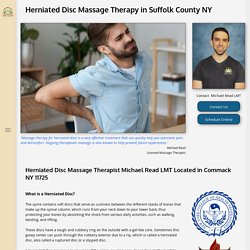 Herniated Disc Massage Therapy by Michael Read, NY