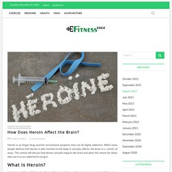 How Does Heroin Affect the Brain? - E Fitness Edge