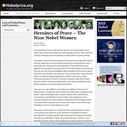 Heroines of Peace - The Nine Nobel Women