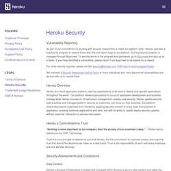 Heroku | Legal | Heroku Security