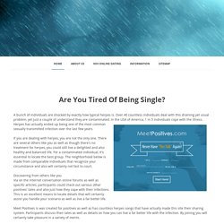 Herpes Dating Website by Meet Positives