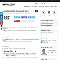 La analitica web como herramienta de negocio vía