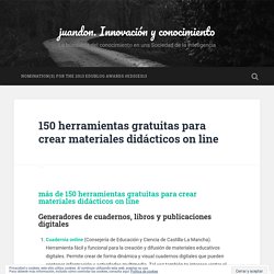 150 herramientas gratuitas para crear materiales didácticos on line