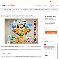 Blog de Interdominios -» Blog Interdominios10 herramientas de curación de contenidos para cummunity managers