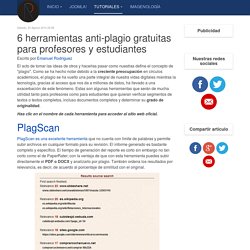 6 herramientas anti-plagio gratuitas para profesores y estudiantes - Robustiana
