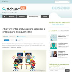 7 herramientas gratuitas para aprender a programar a cualquier edad