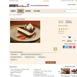 HERSHEY'S Kitchens: Recipes: Tuxedo Torte