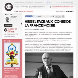 Hessel face aux icônes de la France moisie