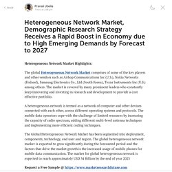 Heterogeneous Network Market Statistics, Development and Growth 2027