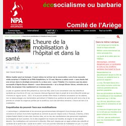 L’heure de la mobilisation à l’hôpital et dans la santé 21 mai 2020